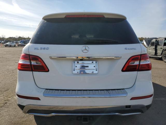4JGDA5HBXFA466924 - 2015 MERCEDES-BENZ ML 350 4MATIC WHITE photo 6