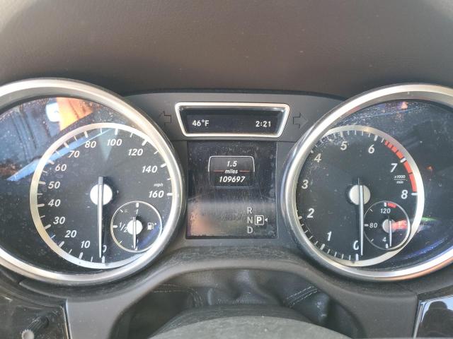 4JGDA5HBXFA466924 - 2015 MERCEDES-BENZ ML 350 4MATIC WHITE photo 9