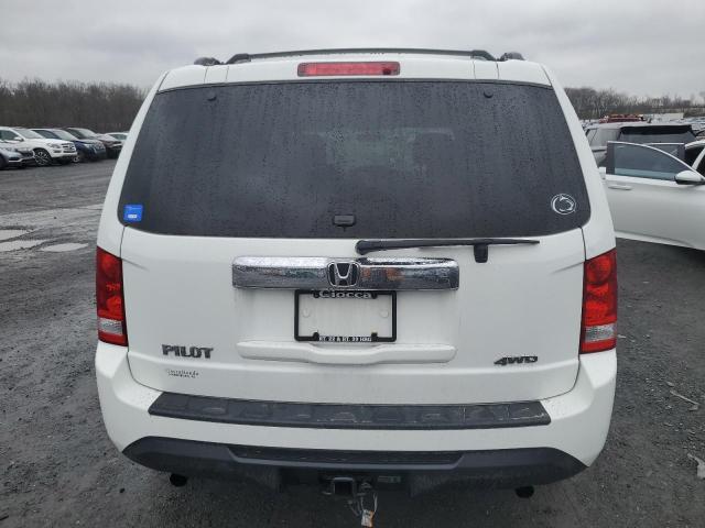 5FNYF4H28EB028720 - 2014 HONDA PILOT LX WHITE photo 6