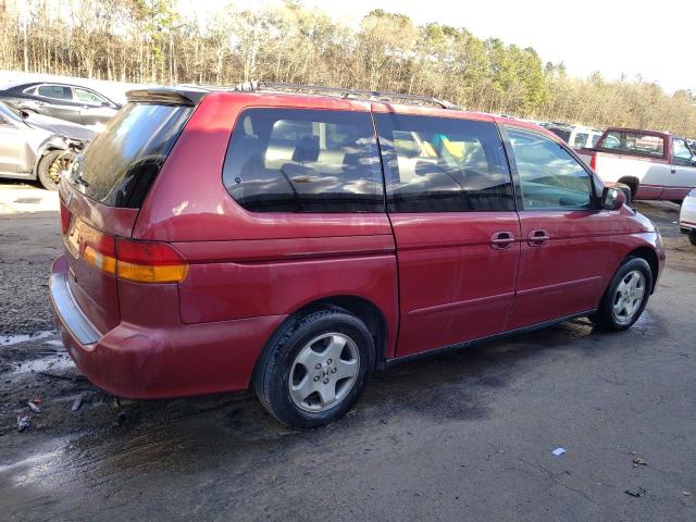 2HKRL18662H540620 - 2002 HONDA ODYSSEY EX BURGUNDY photo 3