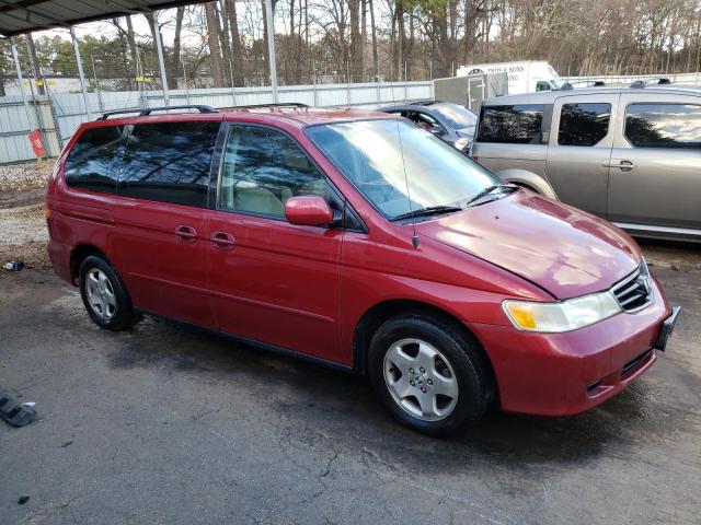 2HKRL18662H540620 - 2002 HONDA ODYSSEY EX BURGUNDY photo 4