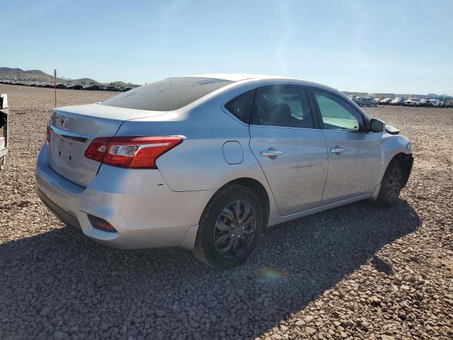 3N1AB7AP2HY238293 - 2017 NISSAN SENTRA S SILVER photo 3