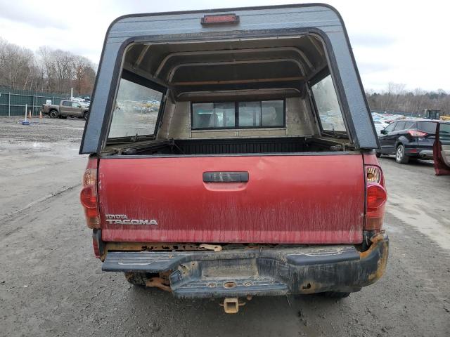 5TEPX42NX7Z457354 - 2007 TOYOTA TACOMA MAROON photo 6