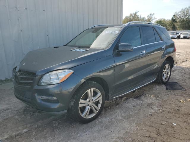 4JGDA5HB1DA105403 - 2013 MERCEDES-BENZ ML 350 4MATIC GRAY photo 1