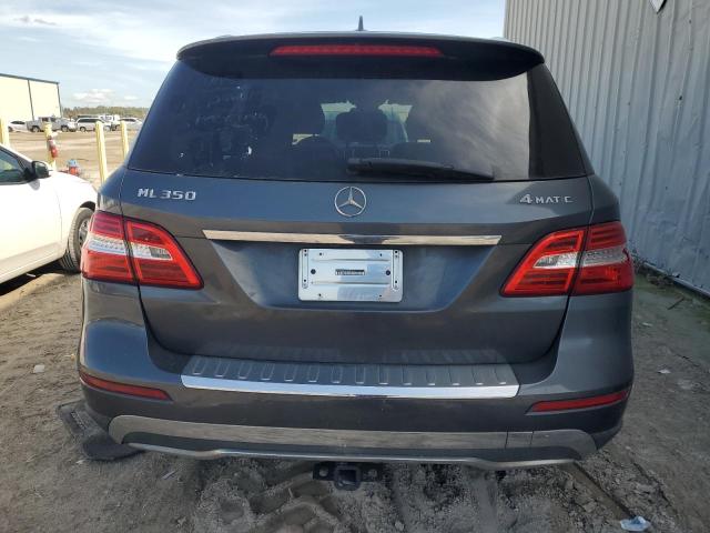4JGDA5HB1DA105403 - 2013 MERCEDES-BENZ ML 350 4MATIC GRAY photo 6