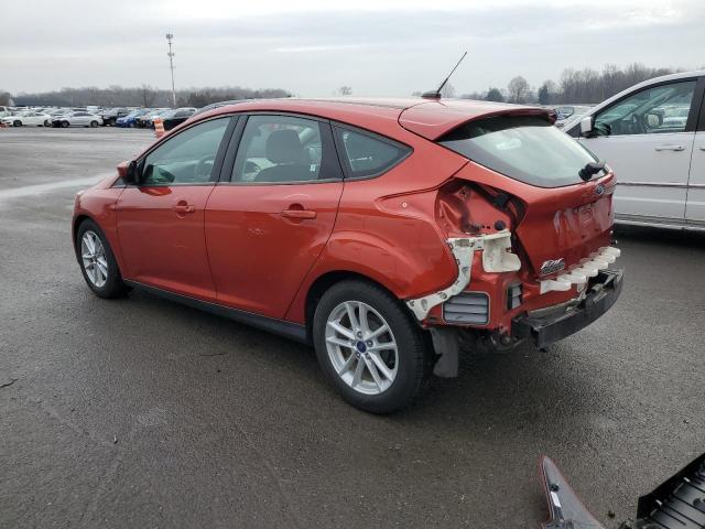 1FADP3K22JL281513 - 2018 FORD FOCUS SE RED photo 2