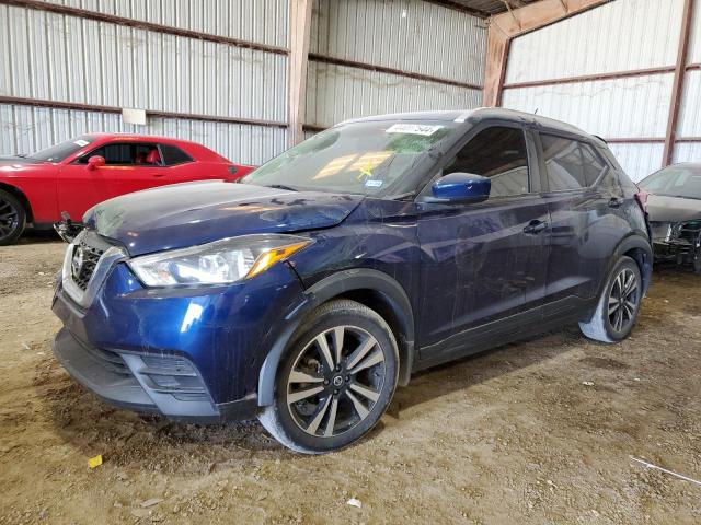 3N1CP5CU8KL569417 - 2019 NISSAN KICKS S BLUE photo 1