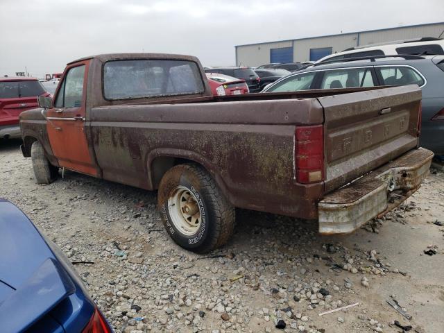 1FTDF10E9CRA30325 - 1982 FORD F100 BROWN photo 2