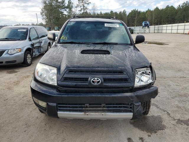 JTEZU14R150043789 - 2005 TOYOTA 4RUNNER SR5 BLACK photo 5