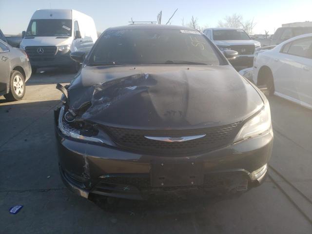 1C3CCCBBXFN602117 - 2015 CHRYSLER 200 S GRAY photo 5