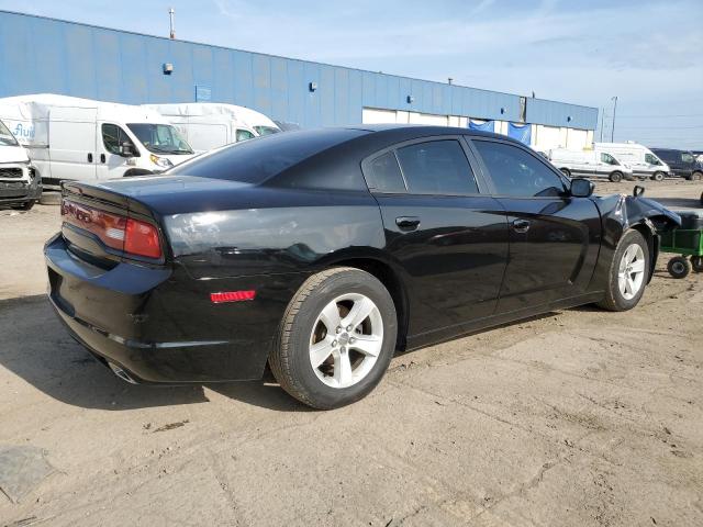 2C3CDXBG9DH701579 - 2013 DODGE CHARGER SE BLACK photo 3