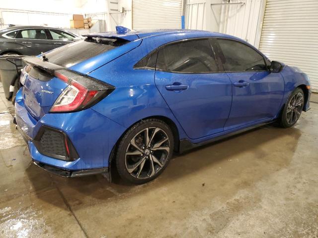 SHHFK7G47JU218301 - 2018 HONDA CIVIC SPORT BLUE photo 3