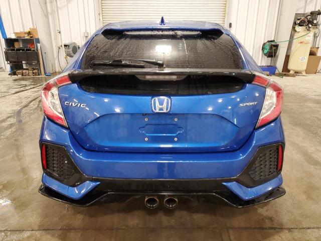 SHHFK7G47JU218301 - 2018 HONDA CIVIC SPORT BLUE photo 6