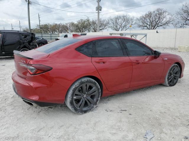 19UUB5F59MA015741 - 2021 ACURA TLX TECH A Կարմիր լուսանկար 3