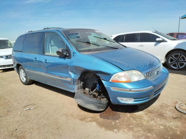 2FMZA52461BA05295 - 2001 FORD WINDSTAR SE BLUE photo 4