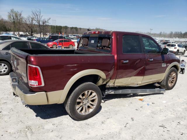 1C6RR7PT3GS218395 - 2016 RAM 1500 LONGHORN BURGUNDY photo 3