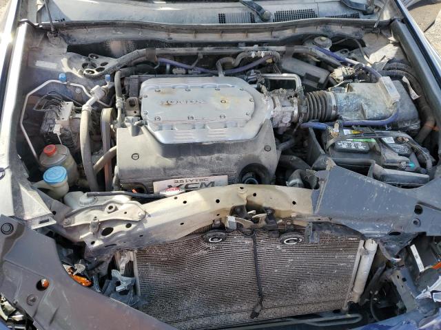 1HGCP36838A010987 - 2008 HONDA ACCORD EXL BLUE photo 11