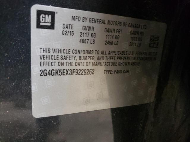 2G4GK5EX3F9229262 - 2015 BUICK REGAL 灰色 照片 12