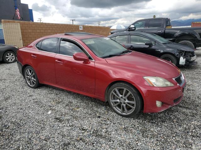 JTHBE262585018845 - 2008 LEXUS IS 350 RED photo 4