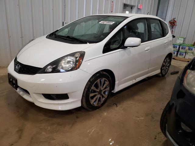 JHMGE8H55DC072085 - 2013 HONDA FIT SPORT WHITE photo 1