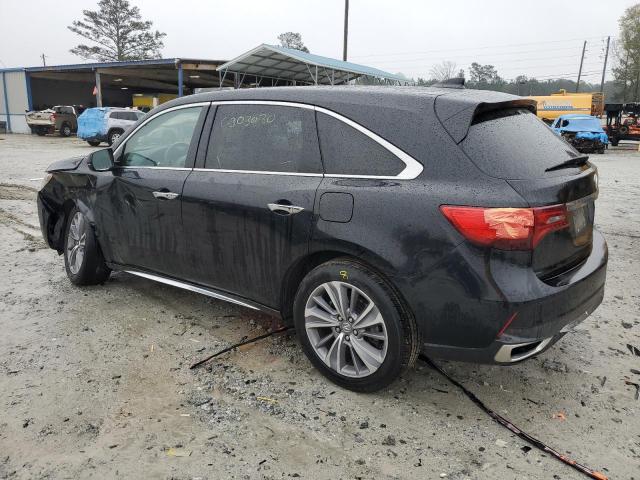 5J8YD4H58JL001610 - 2018 ACURA MDX TECHNOLOGY BLACK photo 2