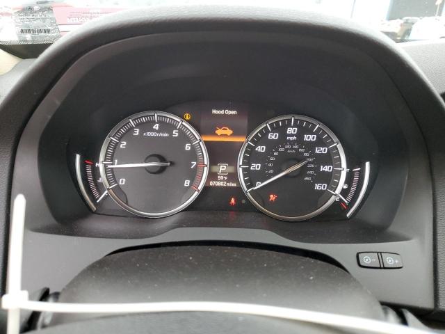 5J8YD4H58JL001610 - 2018 ACURA MDX TECHNOLOGY BLACK photo 9