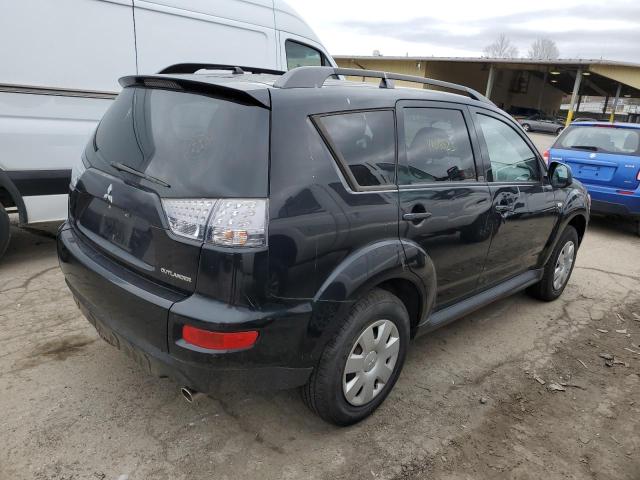 JA4AS2AWXBU007475 - 2011 MITSUBISHI OUTLANDER ES BLACK photo 3