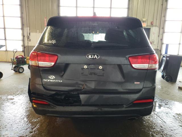 5XYPGDA31JG349870 - 2018 KIA SORENTO LX CHARCOAL photo 6