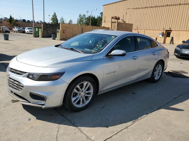 1G1ZE5ST5HF115577 - 2017 CHEVROLET MALIBU LT SILVER photo 1