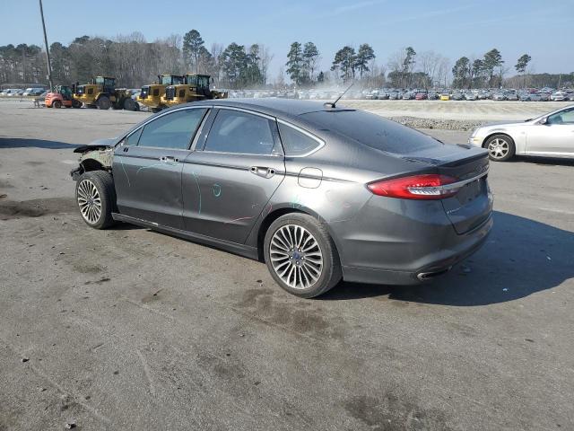 3FA6P0K97HR112541 - 2017 FORD FUSION TITANIUM GRAY photo 2