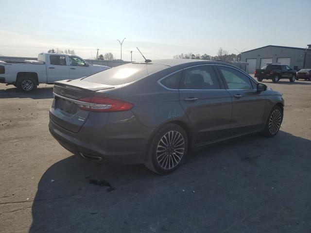 3FA6P0K97HR112541 - 2017 FORD FUSION TITANIUM GRAY photo 3