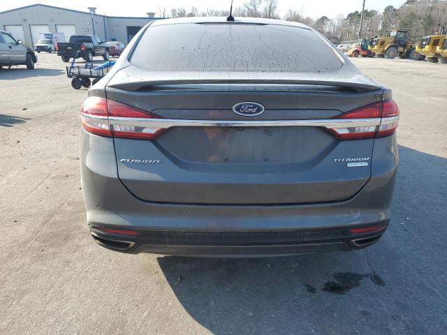 3FA6P0K97HR112541 - 2017 FORD FUSION TITANIUM GRAY photo 6