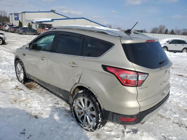 1FMCU9J96JUB38490 - 2018 FORD ESCAPE TITANIUM GOLD photo 2