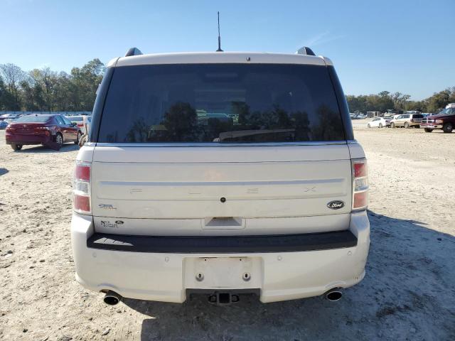 2FMGK5C82GBA23131 - 2016 FORD FLEX SEL WHITE photo 6