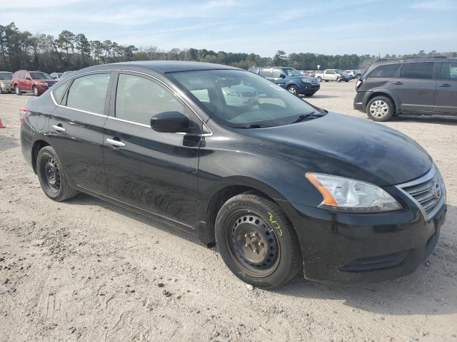 3N1AB7APXFY247787 - 2015 NISSAN SENTRA S BLACK photo 4