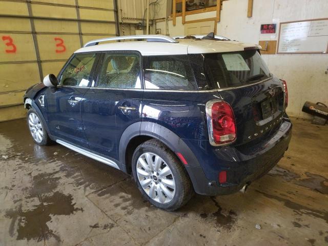 WMZYT5C3XH3D79745 - 2017 MINI COOPER S COUNTRYMAN ALL4 BLUE photo 2