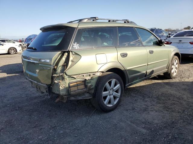 4S4BP61C177344644 - 2007 SUBARU OUTBACK OUTBACK 2.5I GREEN photo 3