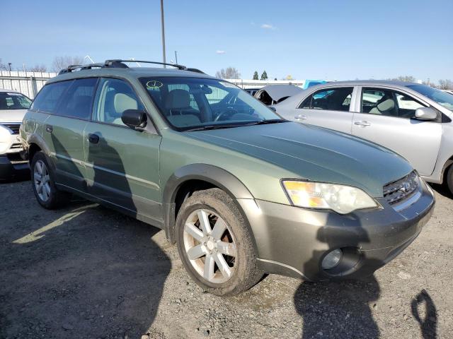 4S4BP61C177344644 - 2007 SUBARU OUTBACK OUTBACK 2.5I GREEN photo 4