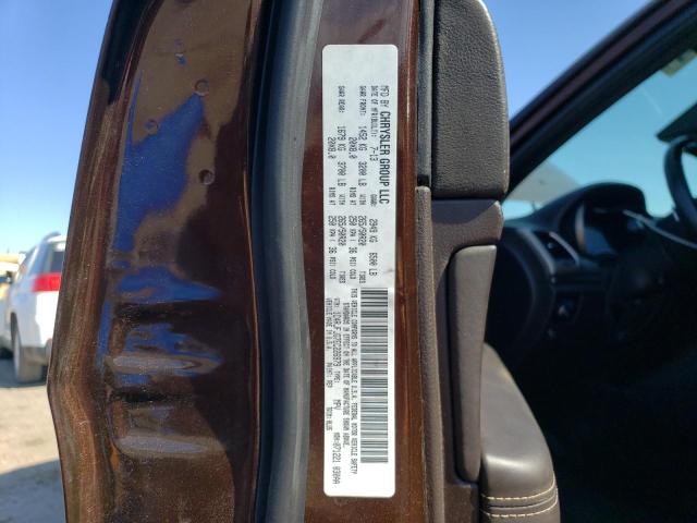 1C4RJFJG7EC226979 - 2014 JEEP GRAND CHER SUMMIT Շագանակագույն լուսանկար 12