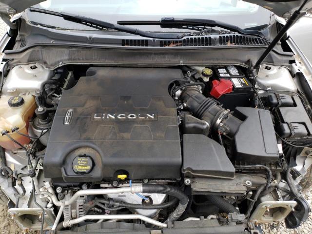 3LN6L2JK0DR800828 - 2013 LINCOLN MKZ SILVER photo 11