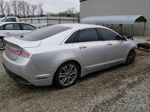 3LN6L2JK0DR800828 - 2013 LINCOLN MKZ SILVER photo 3