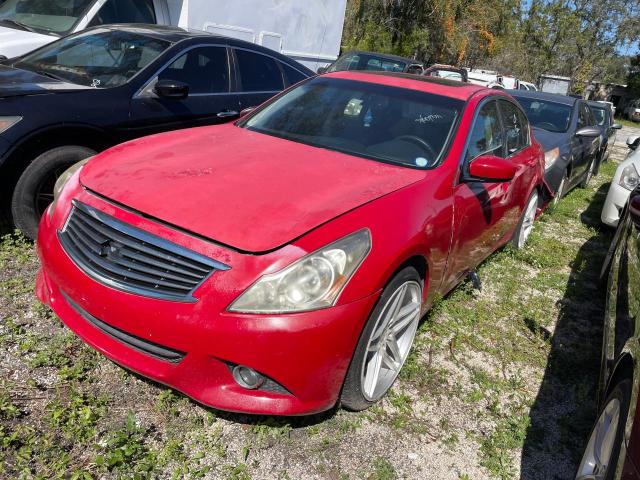 JN1CV6AP8DM300383 - 2013 INFINITI G37 BASE RED photo 2