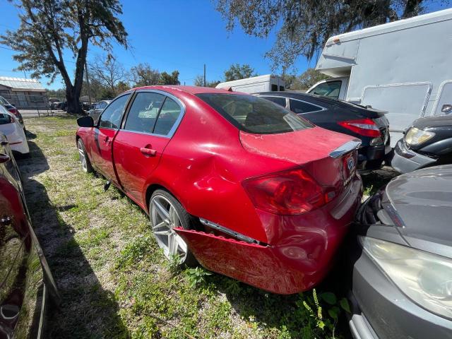 JN1CV6AP8DM300383 - 2013 INFINITI G37 BASE RED photo 3