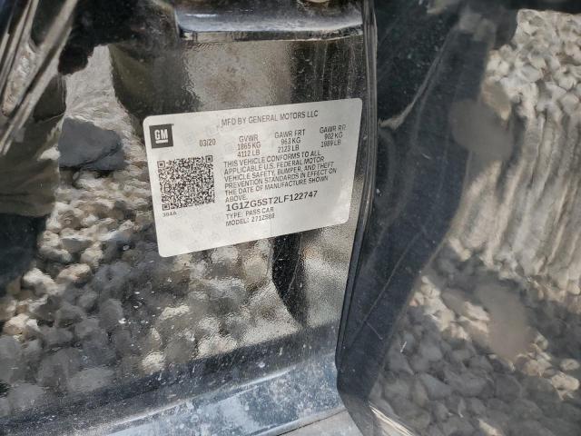 1G1ZG5ST2LF122747 - 2020 CHEVROLET MALIBU RS Schwarz Foto 12