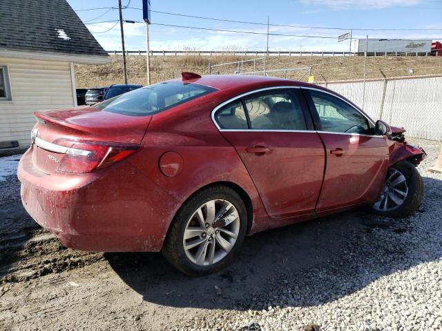 2G4GV5EK2F9162570 - 2015 BUICK REGAL RED photo 3