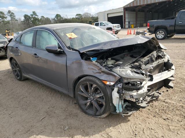 19XFC2F81KE029981 - 2019 HONDA CIVIC SPORT GRAY photo 4