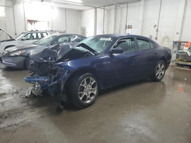 2C3CDXJG9FH875544 - 2015 DODGE CHARGER SXT BLUE photo 1