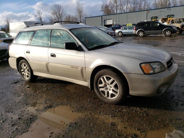 4S3BH675937622856 - 2003 SUBARU LEGACY OUTBACK AWP 银色 照片 4