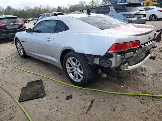 2G1FB1E34E9126638 - 2014 CHEVROLET CAMARO LT SILVER photo 2