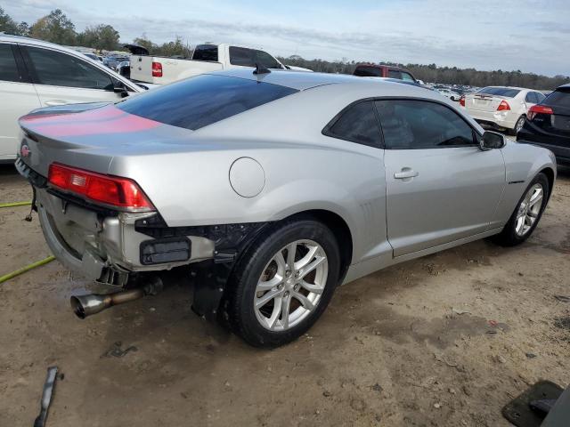 2G1FB1E34E9126638 - 2014 CHEVROLET CAMARO LT SILVER photo 3